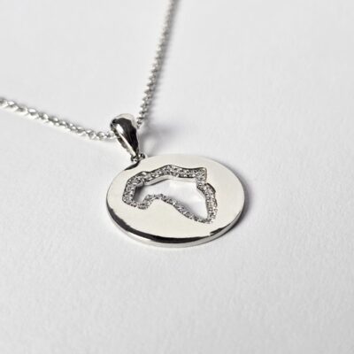 AFRICA DISK NECKLACE