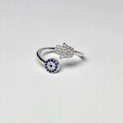 HAND OF HAMSA RING
